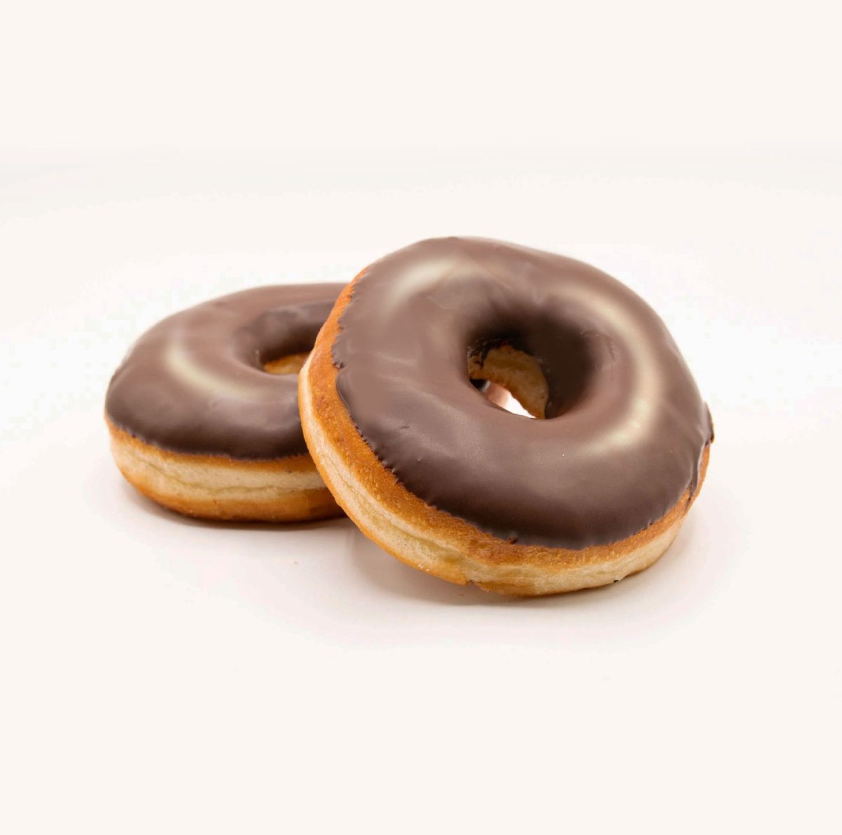 Chocolate-filled donut