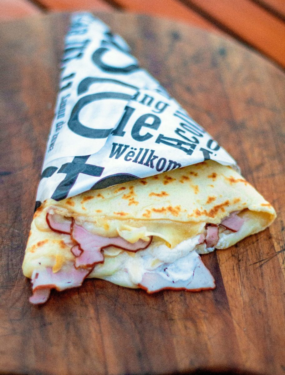Pancake + smoked sirloin