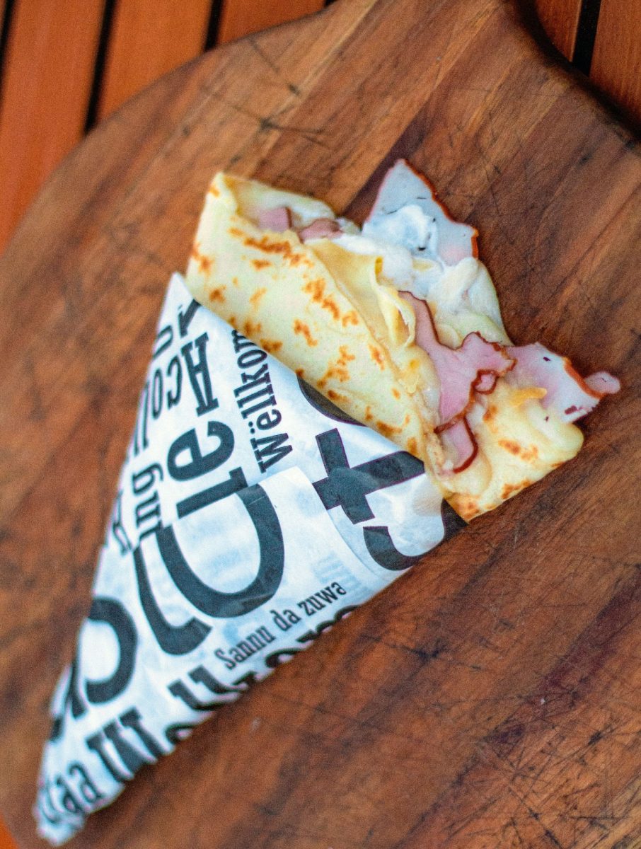 Pancake + ham